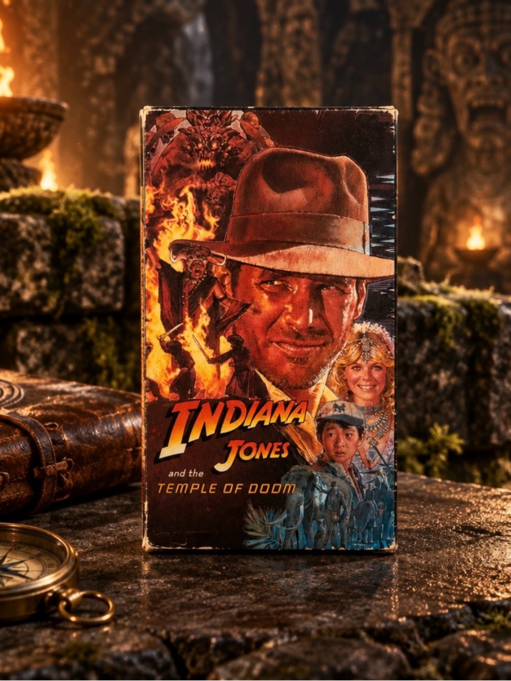 🎬 Vintage Indiana Jones and the Temple of Doom VHS Tape